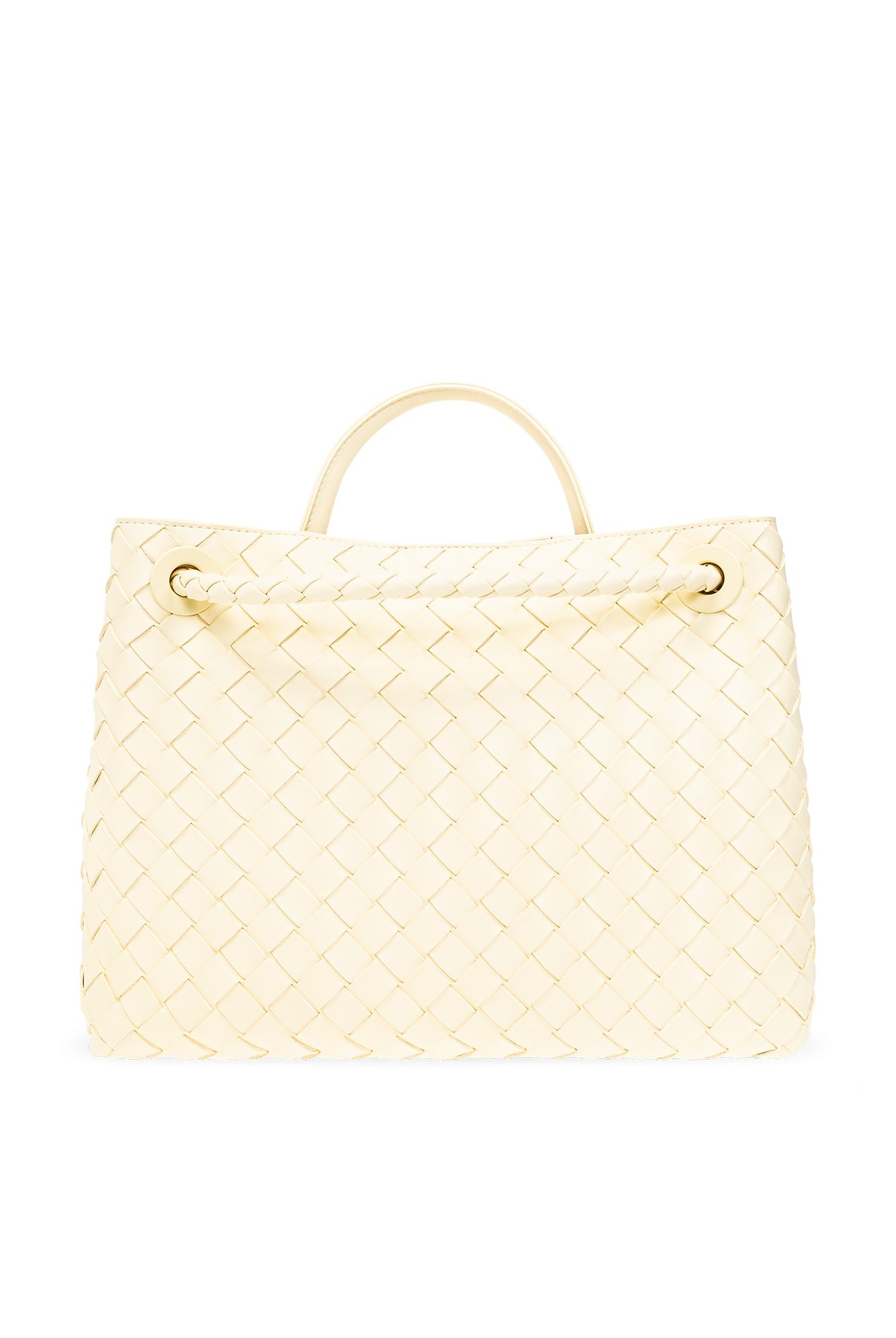 Yellow ‘Andiamo Medium’ shoulder bag Bottega Vitkac Germany